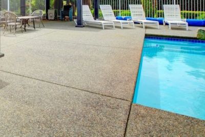 concrete pool surrounds